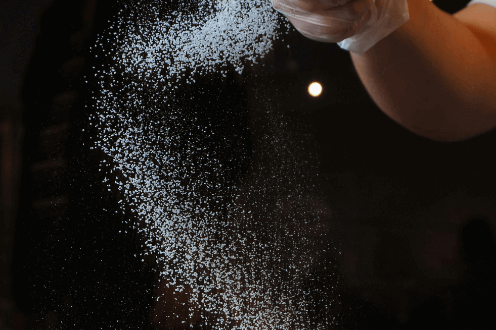 Azúcar glas para los buñuelos de viento